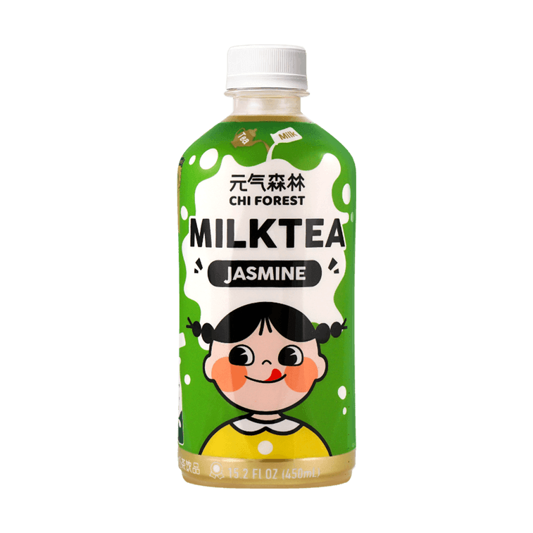 Plastikflasche Intsnat-Tee Chi Forest Jasmine Milk Tea